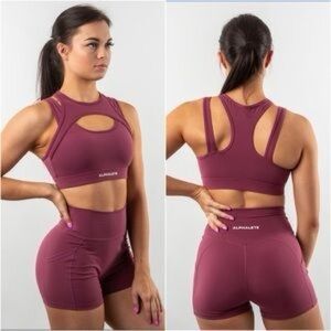 Alphalete Surface Keyhole Bra